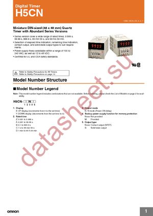 H5CN-XBN-AC100-240 datasheet  